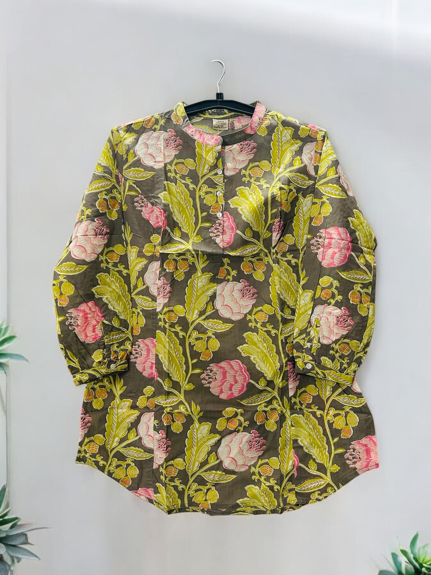 Green Floral Kurti