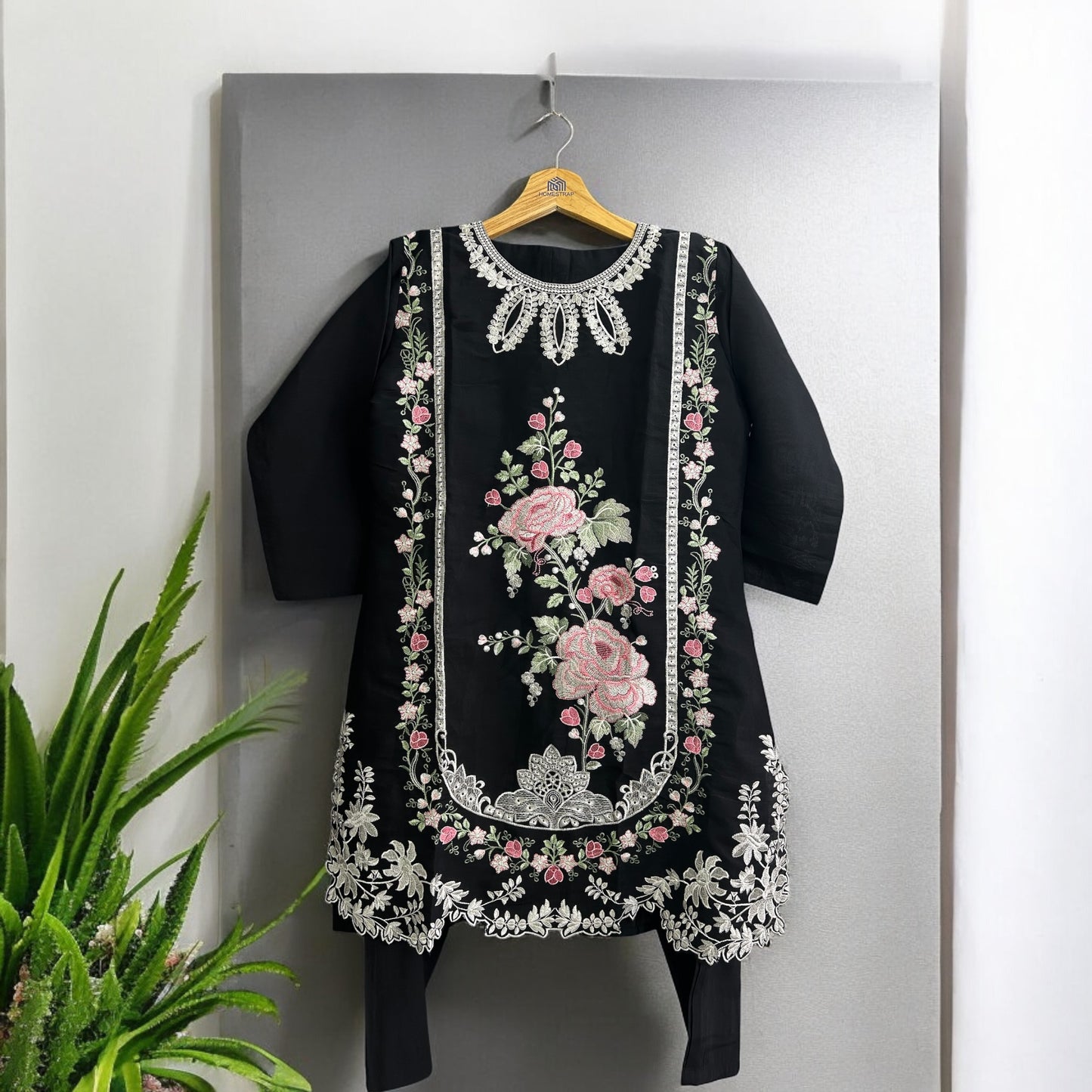 Black Fulkari Co-ord Set