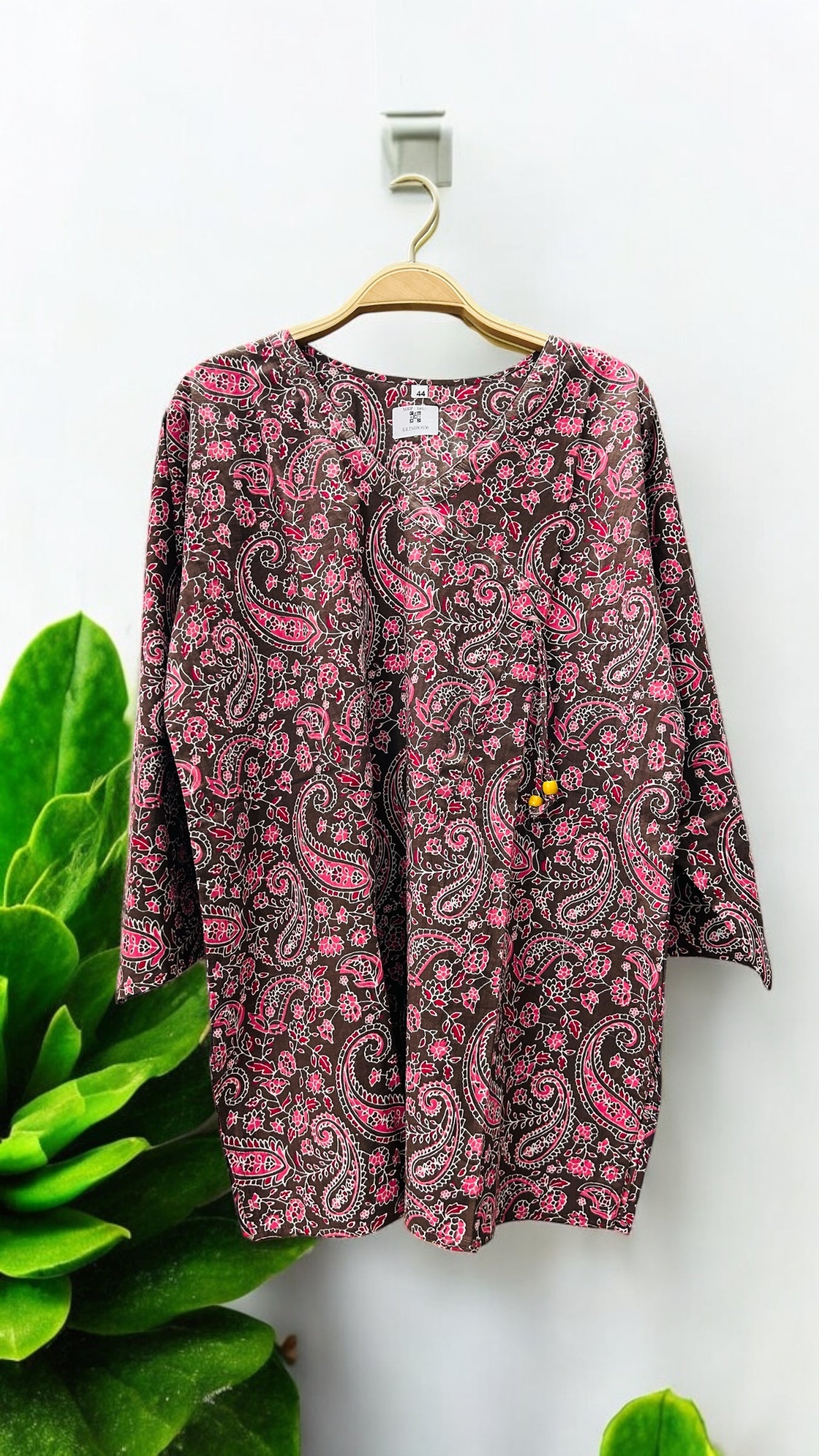 Brown Kalamkari Kurti