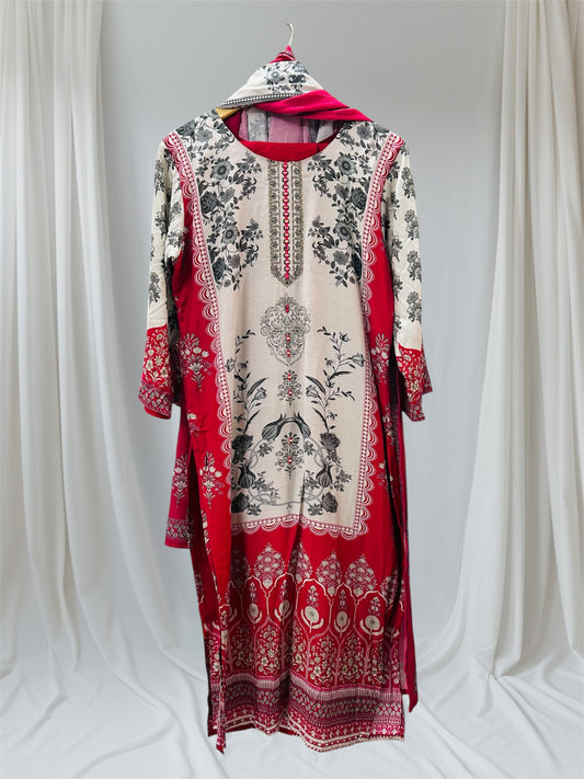 Rouge Bloom Suit