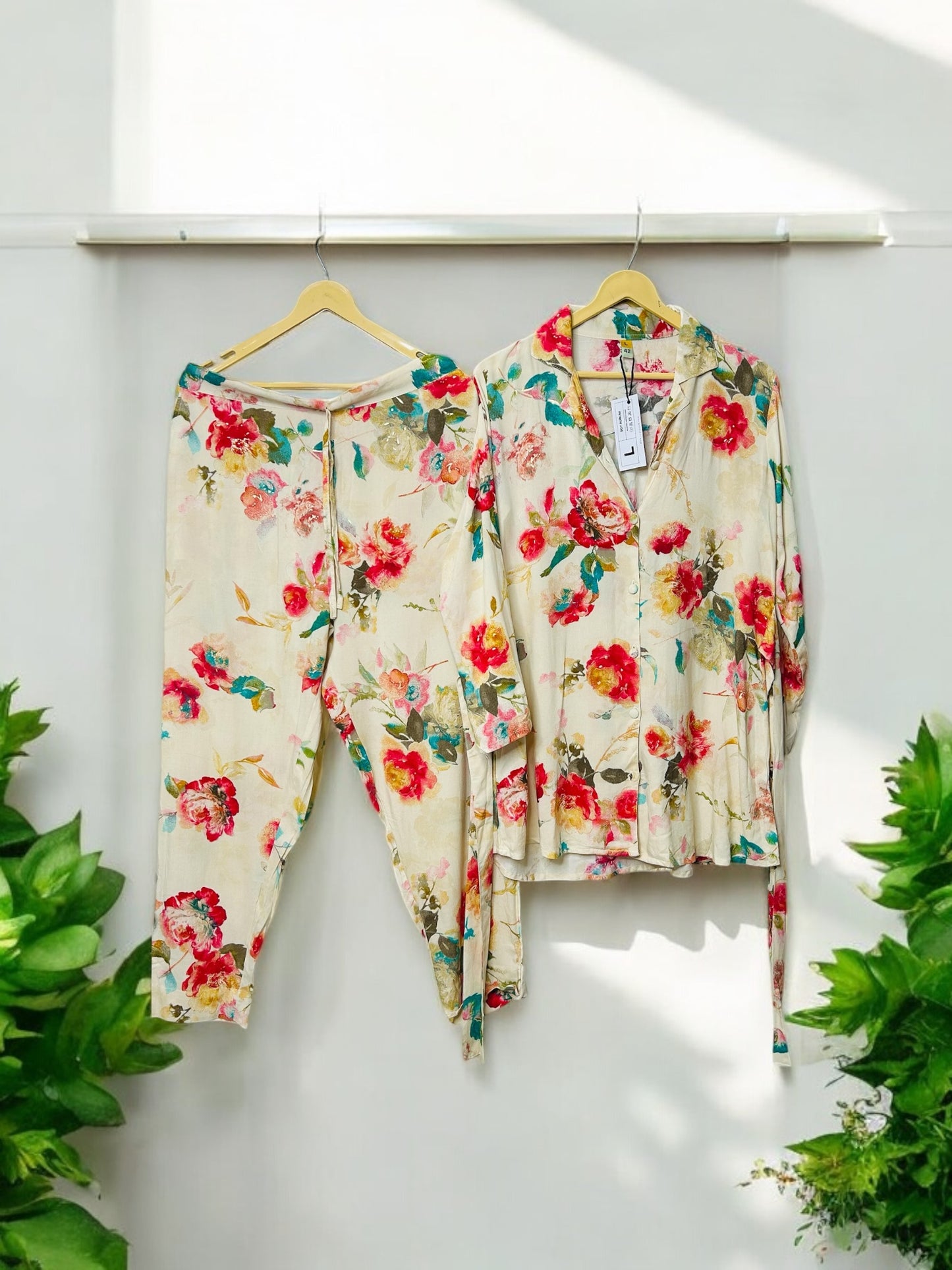 Floral Beige Co-ord