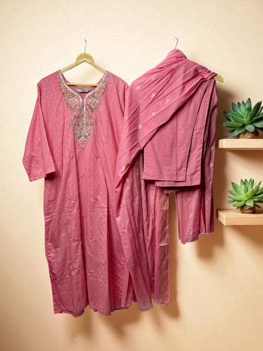 Peach Meher Suit